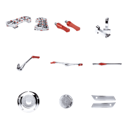 Kit completo Whole collection chrome and red